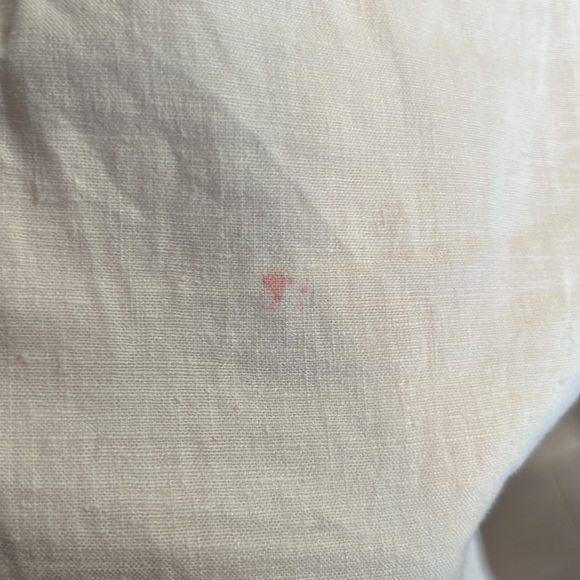 UO Linen Ivory Mini Dress - US 12 - Picture 3 of 8
